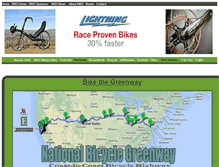 Tablet Screenshot of bikeroute.com